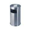 Thùng rác inox tròn cấm hút thuốc Ø30